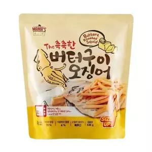 고품질 Mamas Choice 촉촉한 버터구이 오징어 536g 사무실 학교 유치원 (WFKDOF5)