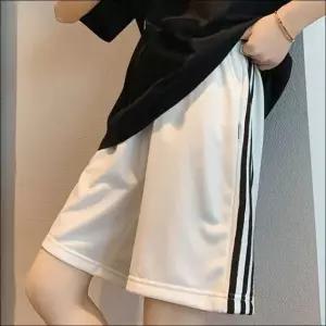 5부 편한 옆3줄 반바지 캐주얼 트레이닝 여름바지 바지 (WFKBX8S)