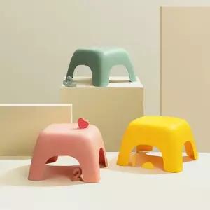 욕실 미끄럼방지 의자 샤워 발받침 청소용 라운드 욕조 파스텔 대형 (WFKD6BY)