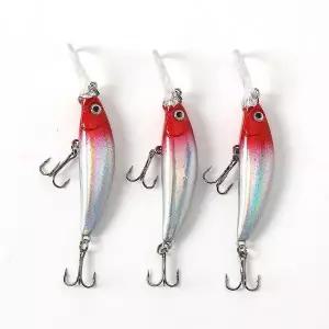 고품질 배스 쏘가리 꺽지 낚시 싱킹 미노우 루어 3p세트 S50 (WFKDTL6)