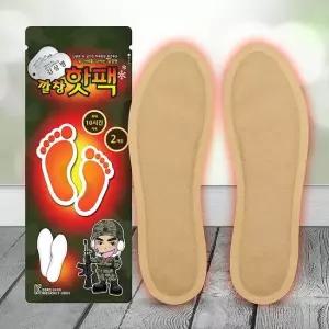 붙이는핫팩 김상병 깔창핫팩 일회용 발난로 온열팩 45g+45g 10개