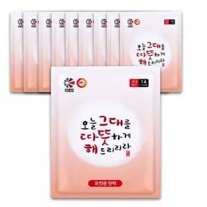 손난로 해피데이 그대따뜻해 핫팩 100g 10개