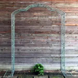 아치형 철제 대문 장미 지주대 아치 크다 포도나무 펜스