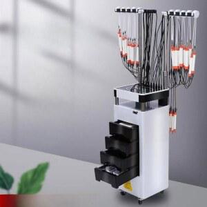 서랍형 셋팅기계 미용실 수납 디지털 텔레스코픽 파마 기구 열펌기 40 블랙