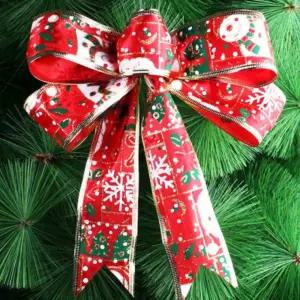 크리스마스트리 레드리본 오브제 장식 블레스 벽장식 오너먼트 장식품 트리 도토로