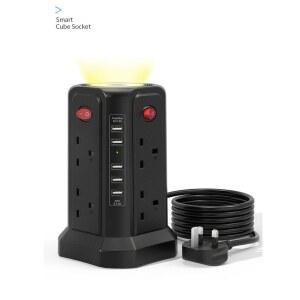 멀티탭 전선형/고성능 타워형 보드 탁상형 220V (USB 캠핑 포트 여행용 충전