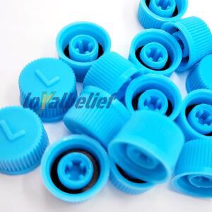 서비스 포트 밸브 더스트 캡 하이/로우 사이드 에어컨 파이프라인 교체 M9 R134a 개