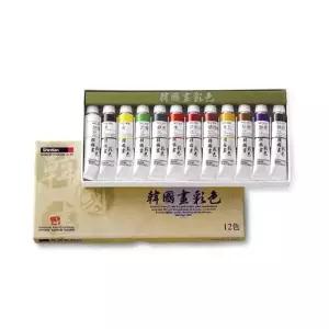 신한 한국화물감 12색 20mL 박스 30개입  WDBE7AA