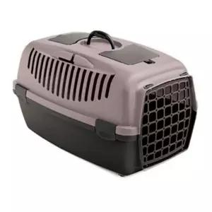 반려동물 걸리버3 플라스틱문 로즈브라운 1P 켄넬/반려동물이동장