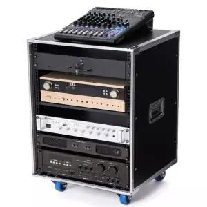 전문 음향 앰프 이동식 렉케이스 캐비닛 방송국상자 두꺼운 6U 문없음