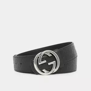 구찌 26SS 인터로킹 G버클 리버시블 레더 남성 벨트 849862 AAFDV 1000