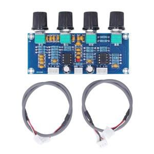 프리앰프 모듈, 연결 케이블이 있는 DC 12V u201124V 디지털 앰프용 듀얼 채널 톤 보드, 앰프