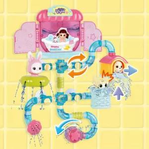 파이프조립 워터코딩 달님이 목욕놀이키트 장난감 키즈토이 아기선물 완구 유아교구