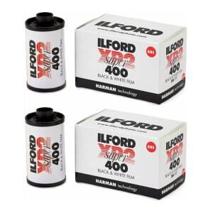 Ilford XP-2 Super 400 135-36 블랙 & 화이트 필름 (2팩)