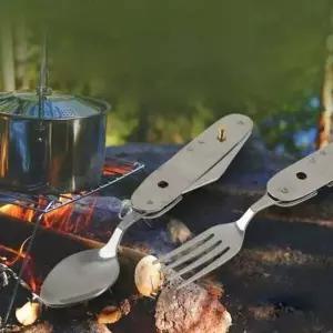 coms 레저 캠핑 대형 수저포크 여행용품 캠