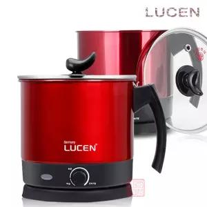 루센 1.8L 대용량 무선 전기 멀티 라면포트 커피포트 전기쿠커 냄비 주전자 가정용 사무실 캠핑 여행용