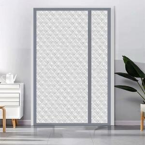 겨울철 방한용 특수 면 도어커튼 커튼 측면 개방형 두꺼운 가정용으로 추위를 차단하고  유지