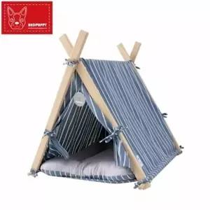 방석빵빵 삼각 텐트형 소형견용 하우스 U116576