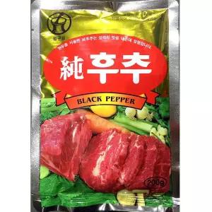 흑후추 (금하 가루 200g)X5후추 조미료 양념 향신료 향신조미료 맛있는후추