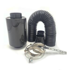 [호환품]76 mm 자동차 탄소 섬유 유도 공기 흡입 필터 키트 수정 하이 플로우 박스 콜드 에어