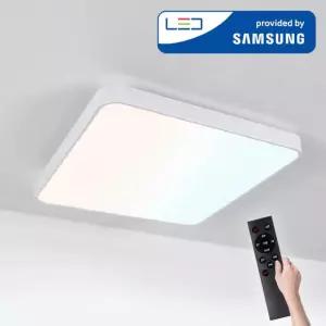 LED 방등 LED등 국산 리모컨 전등 사각 안방 작은방 천장등 교체 슬림 75W