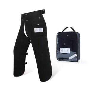 젤라만 전기톱 남성/여성 벌목꾼 숲 작업자 보호 체인 톱 바지 조절 가능