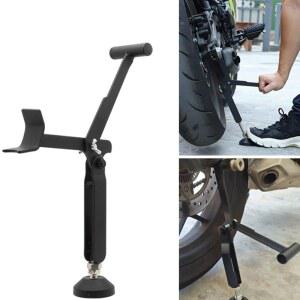 오토바이 스탠드 리프트 휴대용 후륜 프레임 접이식 플로어 잭 오토바이 자전거 더트 바이크 주차 및 수리용 액세서리