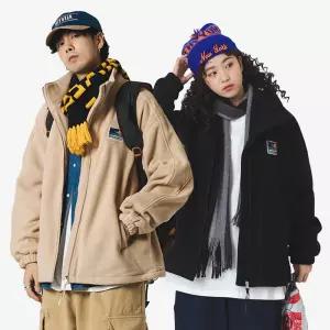 남여공용 폴라폴리스 플리스 후리스 바람막이 하이넥 집업 I4JK128