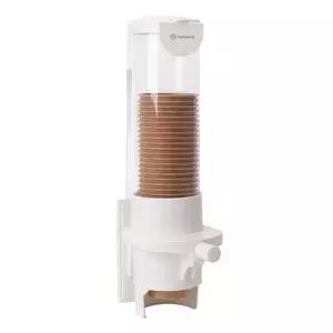 버튼형 종이컵 디스펜스 컵홀더 높이42cm 종이컵홀더 정수기종이컵