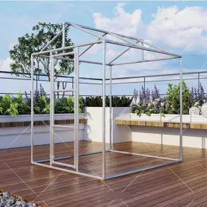 하우스 철골 뼈대 프레임 도어 문 창고 온실 파이프