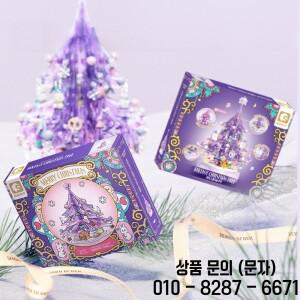 SEMBO 빌딩  핑크 크리스탈 트리 라이트 뮤직 박스 조립 벽돌 장난감 소녀를위한 sgift