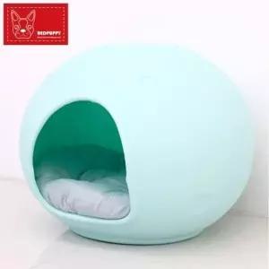 플라스틱 동글동글 펫하우스 U111378 강아지동굴방석