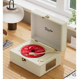 CDP 레트로 LP모형 원목 감성 THINKYA 씨디플레이어 벽걸이 무선 USB