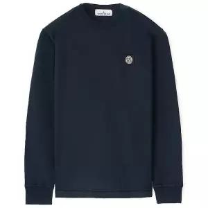 [스톤아일랜드][명품] 스톤 아일랜드 26SS 스톤 가슴패치 긴팔티 네이비 L1S152100031