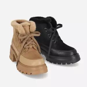 엘칸토 M백화점 여성 청키털워커부츠 여성 경량 청키 털 워커 부츠  LCWA74U54-