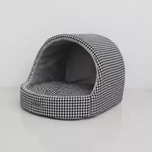 뒷면개방 방석포함 소형견용 동글하우스 대형 U124207