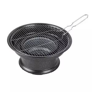 바베큐 원형 그릴 약33x14.5cm 분리형 휴대용그릴 바베큐그릴 바베큐화로 캠핑용그릴 이동식 휴대용
