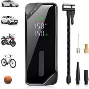 VOLLYC 타이어 인플레이터 휴대용 공기 압축기 u2013150 PSI 고속 팽창 타이어용 펌프 디지털 압력
