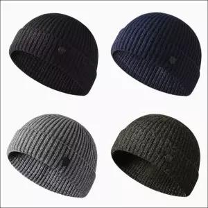 숏비니 가을 보온 겨울 남자 골무모자 따뜻한 니트비니