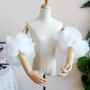 웨딩볼레로 웨딩 드레스 퍼프 볼레로 웨딩드레스 슬리브