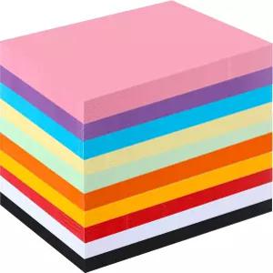 Harloon 500매 건설용 종이 벌크 헤비급 A4 사이즈 두꺼운 카드 재고를 DIY 공예 용품을 위해 학교로