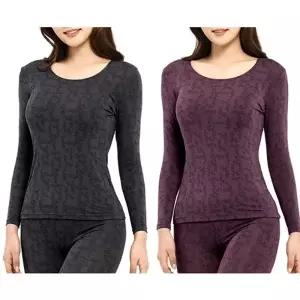 TRY 여성 히트업 모달 경량보온 내복 내의 상의세트