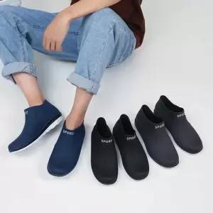 운동화st 키높이 레인슈즈 방수화 남자장화 낚시 밭일 WEC906C