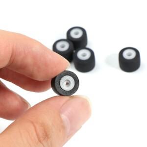 다차원 휠 벨트 도르래 고무 압력 녹음기 카세트 데크 핀치 롤러 테이프 스테레오 플레이어 5 개