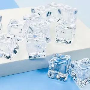 촬영용 투명 아크릴 인조각얼음 중형 아이스 큐브모형 WEE88A4