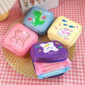 ( )귀여운 생리대 화장품 파우치