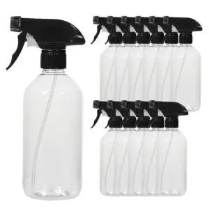 건스프레이 블랙캡 투명 500ml 12개 플라스틱 공병 소 WECD64F