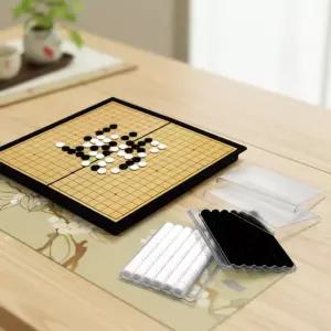 자석바둑 보드게임 휴대용 접이식 바둑판 자석 바둑알 오목 알까기 미니 바둑게임 두뇌개발