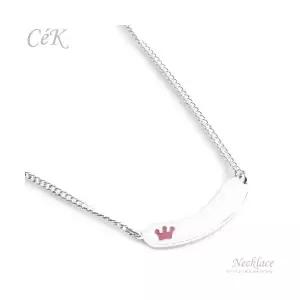 클루아조네코리아 키즈 은목걸이 스터링 실버 각인가능 CeK Kids 4004KN