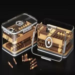 케이스 시가휴미더 휴대용 입문용 수납함 박스 휴미더